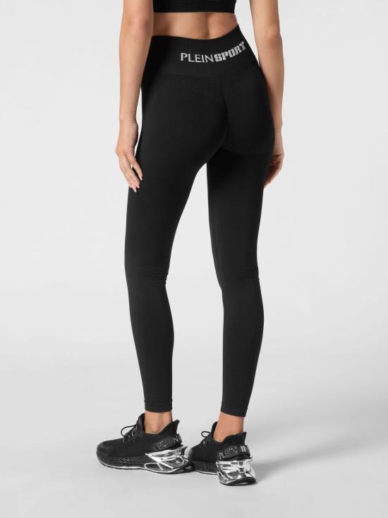 26SS 플레인스포츠 레깅스 SAECWJT2054STE003N 02 Black - PLEIN SPORT