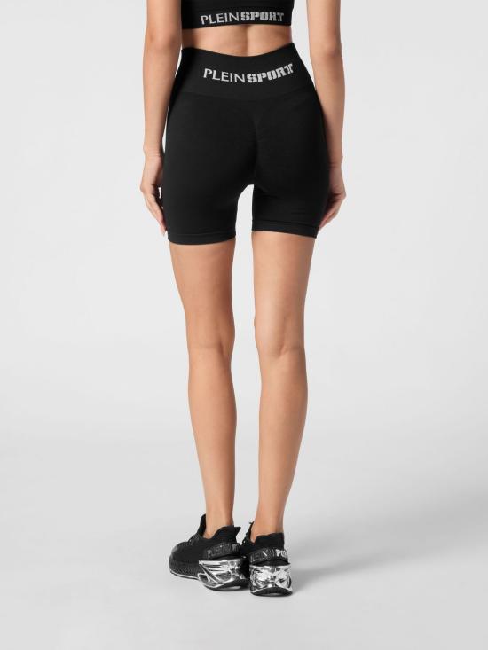 26SS 플레인스포츠 숏팬츠 SAECWJT2055STE003N 02 Black - PLEIN SPORT