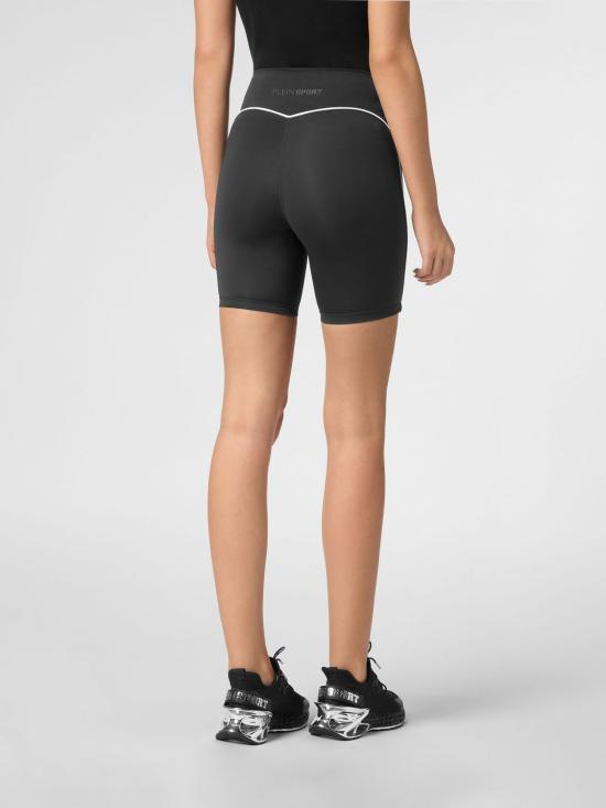26SS 플레인스포츠 숏팬츠 SAECWJT2036STE003N 02 Black - PLEIN SPORT