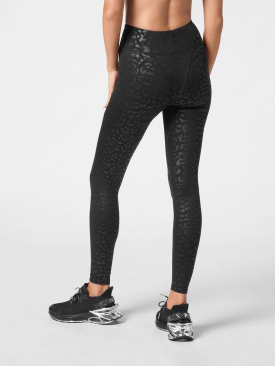 26SS 플레인스포츠 레깅스 SAECWJT2030STE003N 02 Black - PLEIN SPORT