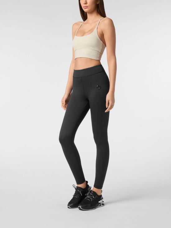 26SS 플레인스포츠 레깅스 SAECWJT2038STE003N 02 Black - PLEIN SPORT