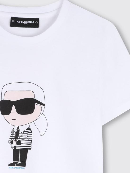 26SS [키즈] 칼라거펠트 티셔츠 Z31096 10P White - KARL LAGERFELD