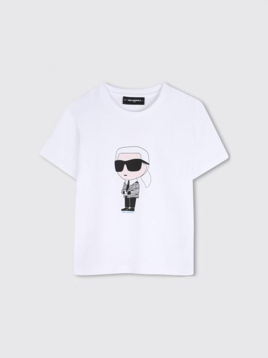 26SS [키즈] 칼라거펠트 티셔츠 Z31096 10P White