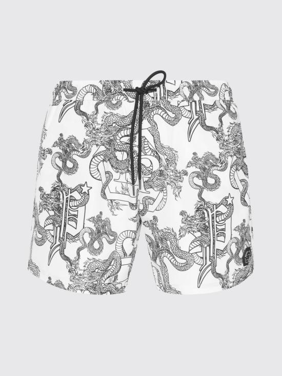 26SS 필립 플레인 스윔팬츠 SAECMMT0379PNY002N 01 White - PHILIPP PLEIN
