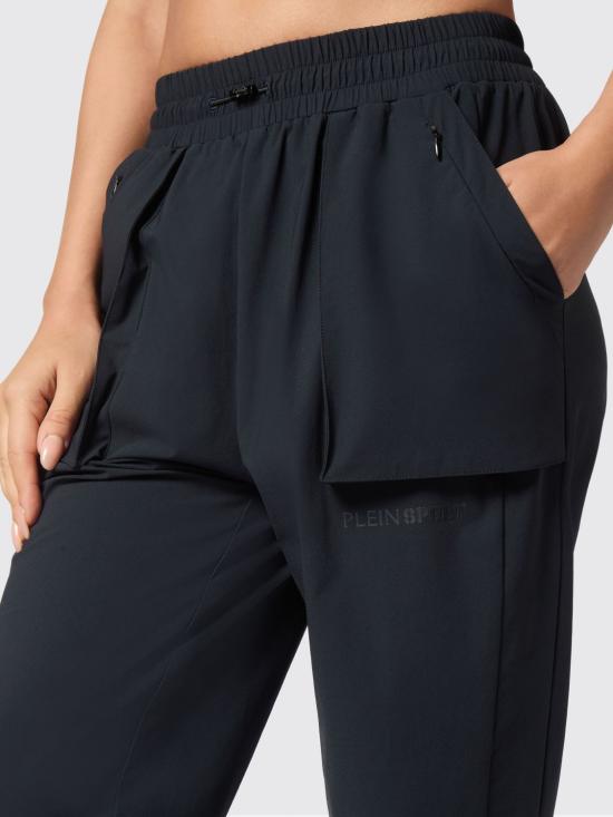 26SS 플레인스포츠 트레이닝/조거 팬츠 SAECWJT2025STE003N 02 Black - PLEIN SPORT