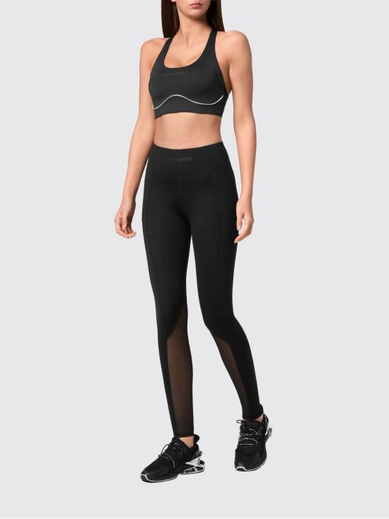 26SS 플레인스포츠 레깅스 SAECWJT2027STE003N 02 Black - PLEIN SPORT