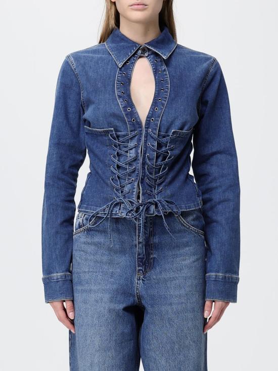 26SS 리우조 데님 자켓 UA6507D0399 79157 Navy