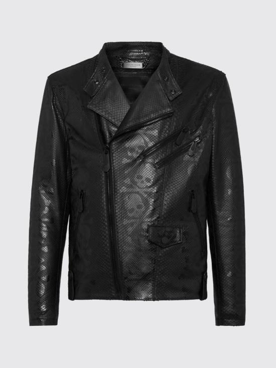 26SS 필립 플레인 바이커 자켓 PABCMLB1497PLE029P 02 Black - PHILIPP PLEIN
