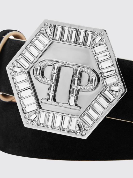 26SS 필립 플레인 레귤러 벨트 PAEAWVA0429PLE010N 02 Black - PHILIPP PLEIN