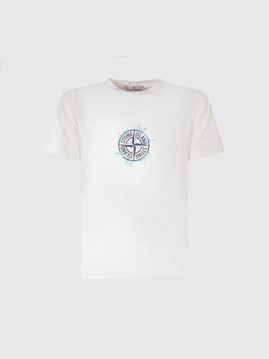 26SS [키즈] 스톤 아일랜드 티셔츠 2100009S0379 V0001 White