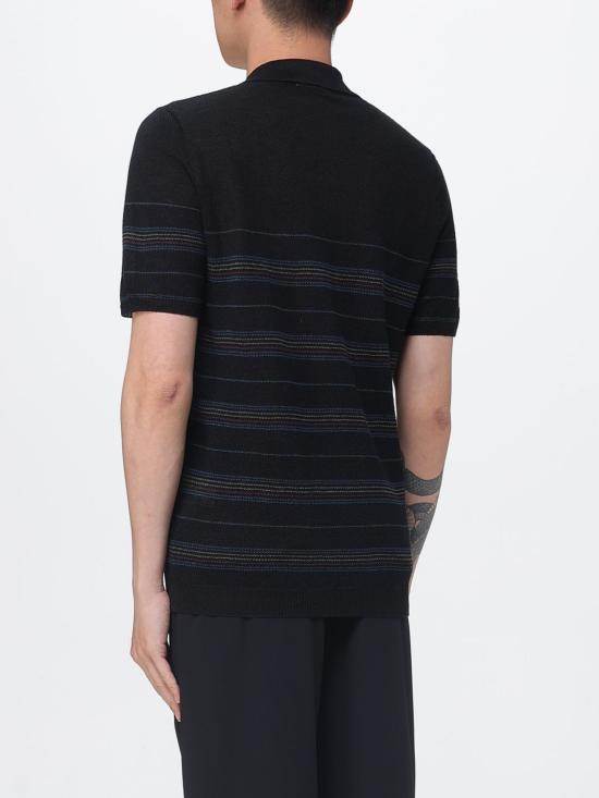 26SS 로베르토 콜리나 폴로 티셔츠 261MYA22024 09 Black - ROBERTO COLLINA