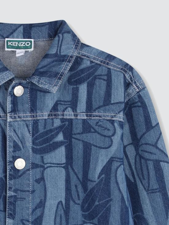 26SS [키즈] 겐조 캐주얼 자켓 K61688 Z47 Blue - KENZO