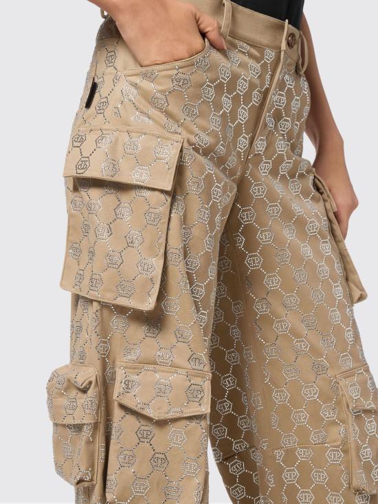 26SS 필립 플레인 스트레이트 팬츠 AADCWRT1564PTE006N 06 Beige - PHILIPP PLEIN