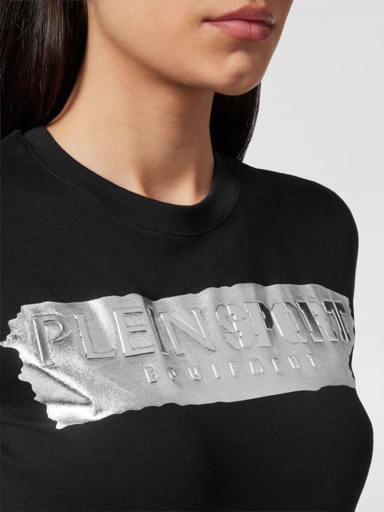 26SS 플레인스포츠 반팔 티셔츠 SACCWTK2722SJY001N 02 Black - PLEIN SPORT