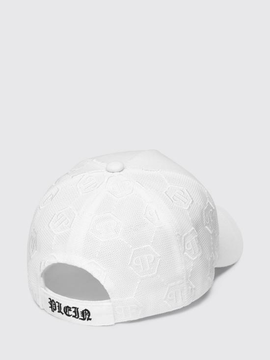26SS 필립 플레인 볼캡 PAEAUAC0640PTE003N 01 White - PHILIPP PLEIN