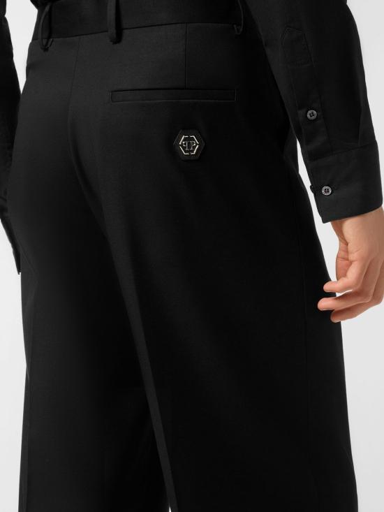 26SS 필립 플레인 수트 팬츠 PAECMRT1602PTE076N 02 Black - PHILIPP PLEIN