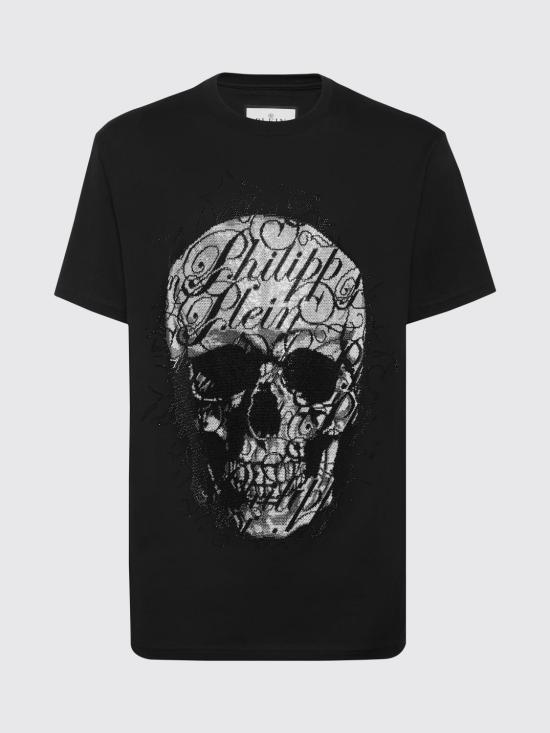 26SS 필립 플레인 반팔 티셔츠 PAECMTK8253PJY002N 02 Black - PHILIPP PLEIN