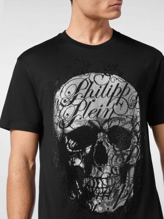 26SS 필립 플레인 반팔 티셔츠 PAECMTK8253PJY002N 02 Black - PHILIPP PLEIN