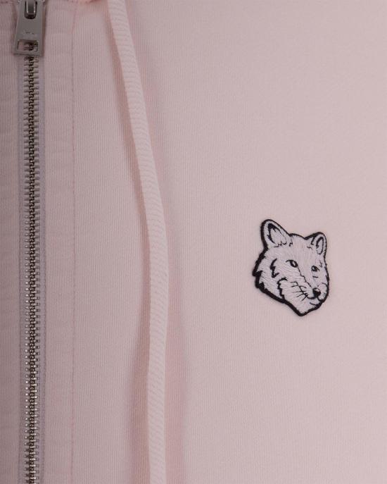 26SS 메종키츠네 폭스 헤드 지퍼 오버사이즈 후드 자켓 PM02138KM03400448 PINK - MAISON KITSUNE
