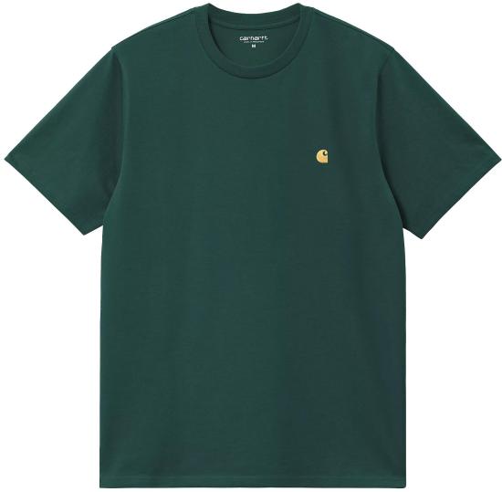 26SS 칼하트 숏슬리브 체이스 티셔츠 I02639130YXX DONKERGREEN