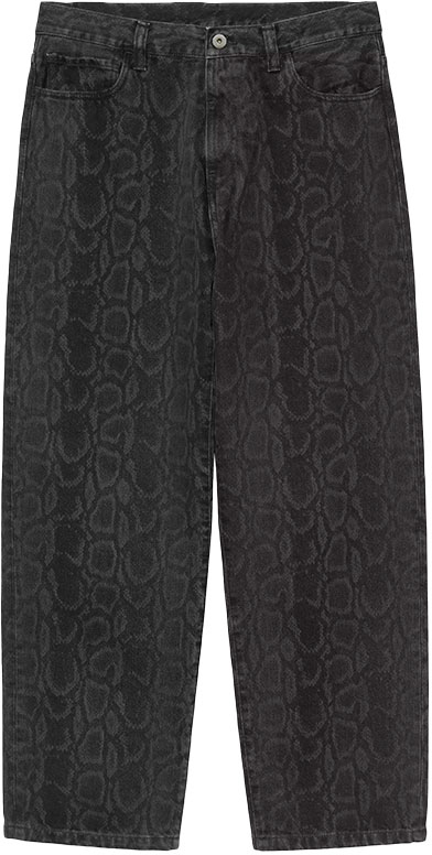 26SS 칼하트 데님 팬츠 CARHARTTWIPSNAKELANDONPANTCOTONCAMONOIR BLACK