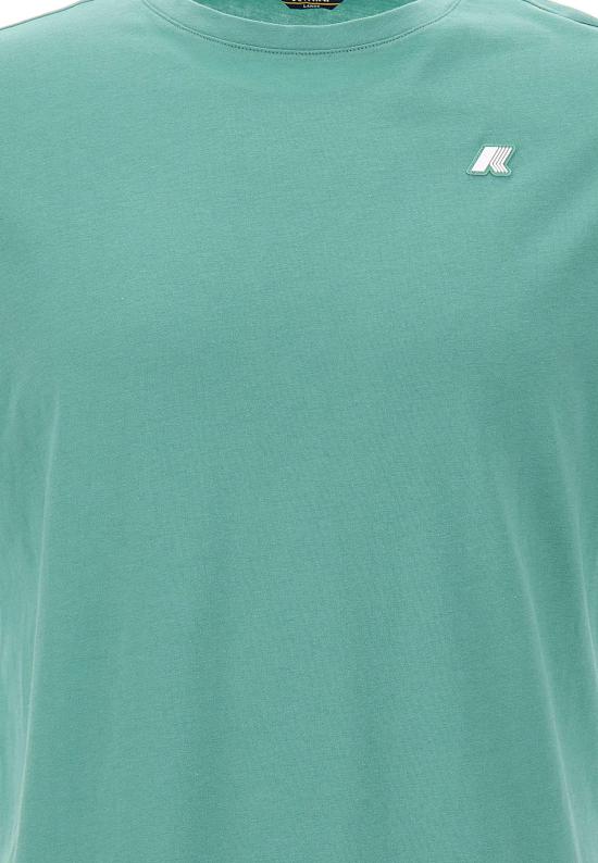 26SS 까웨 반팔 티셔츠 K7125UWWIC GREEN - K-WAY