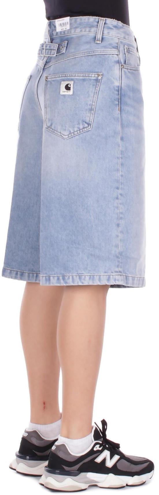 26SS 칼하트 벨몬트 쇼츠 I03659801WU LICHTBLUE - CARHARTT