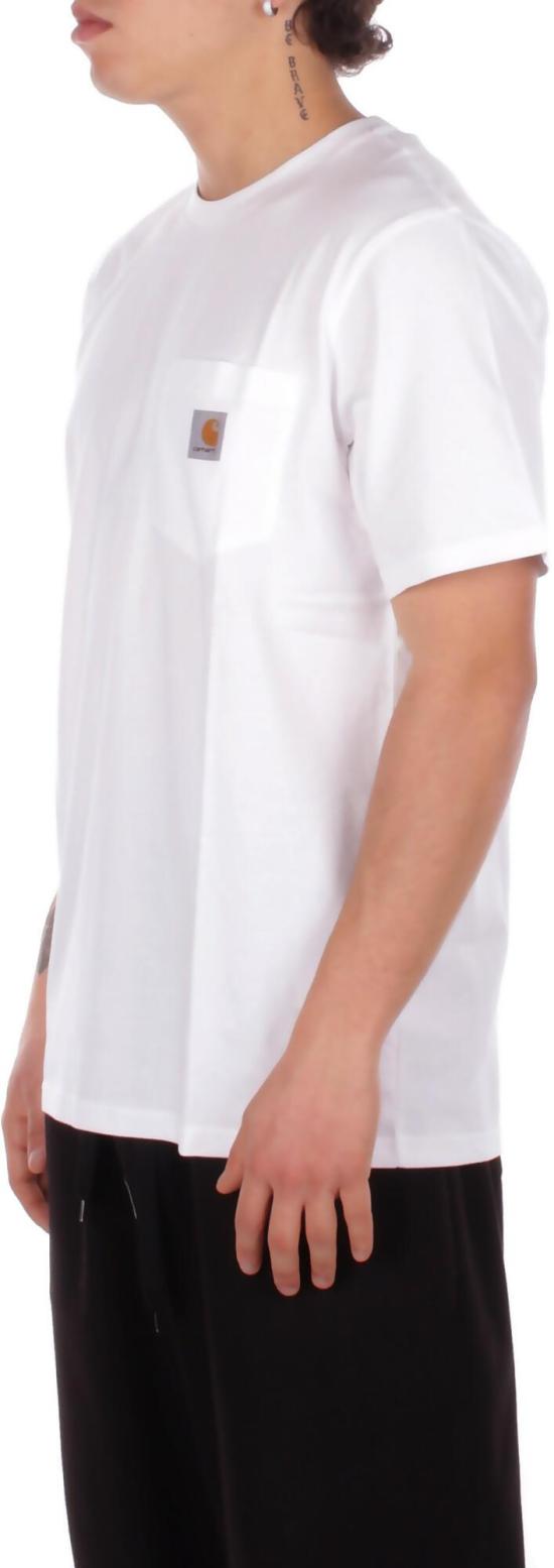 26SS 칼하트 반팔 티셔츠 CARHARTTWIPPOCKETTSHIRTWHITE - CARHARTT