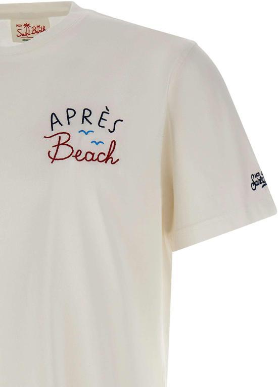 26SS 세인트바쓰 반팔 티셔츠 PRL000202251L WHITE - MC2 SAINT BARTH