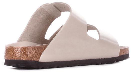 26SS 버켄스탁 뮬/슬리퍼 1031873ARIZONABIGBUCKLEHEXSHINEOY WHITE - BIRKENSTOCK