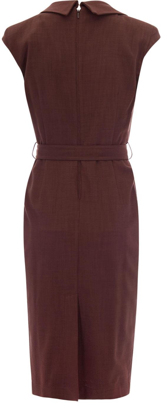 26SS 핑코 미디 원피스 106565A2W6L78 BROWN - PINKO