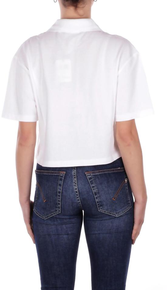 26SS 칼하트 숏슬리브 칼하트 스크립트 폴로 티셔츠 I03455300AXX WHITE - CARHARTT