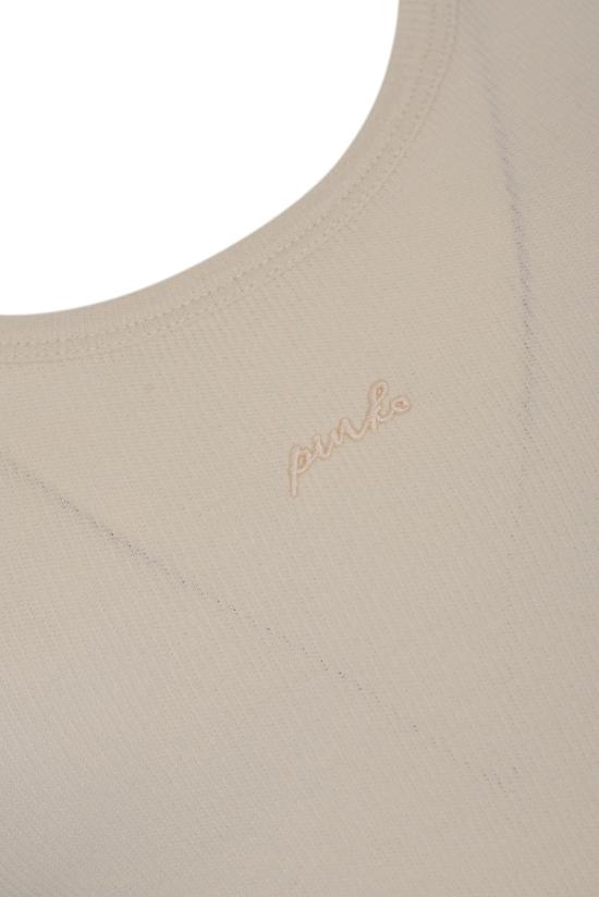 26SS 핑코 민소매 티셔츠 106633A32CC03 WHITE - PINKO