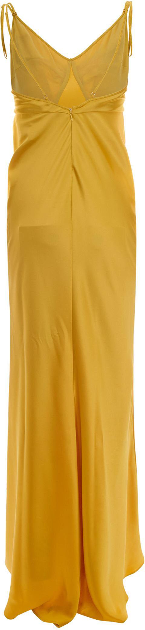 26SS 엘리자베타프랜치 롱 원피스 8053686821751 YELLOW - ELISABETTA FRANCHI