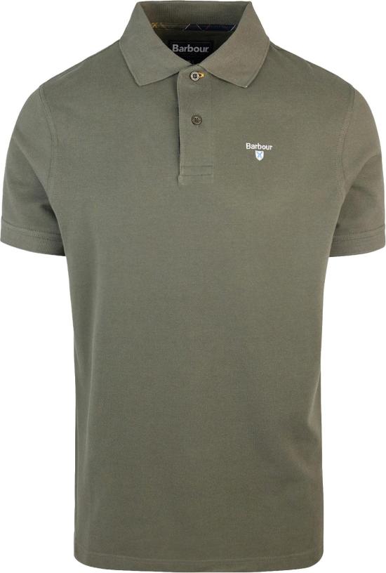 26SS 바버 폴로 티셔츠 MMML0012OL51 DONKERGREEN