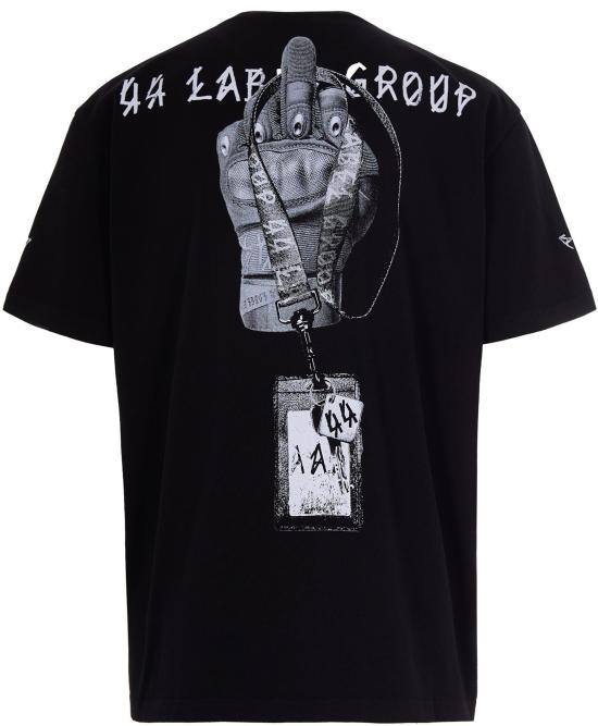 26SS 44레이블 반팔 티셔츠 B0030556FA706P741 BLACK - 44 LABEL