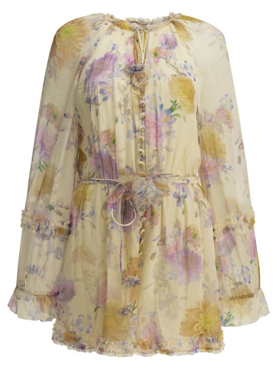 26SS 짐머만 미디 원피스 8154YS261CRDA Multicolor
