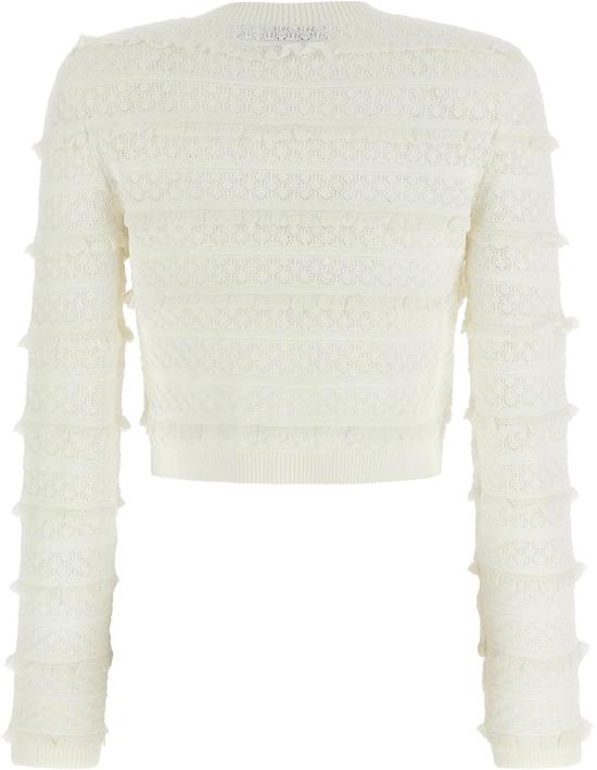 26SS 셀프 포트레이트 가디건 SS26063CW WHITE - SELF PORTRAIT