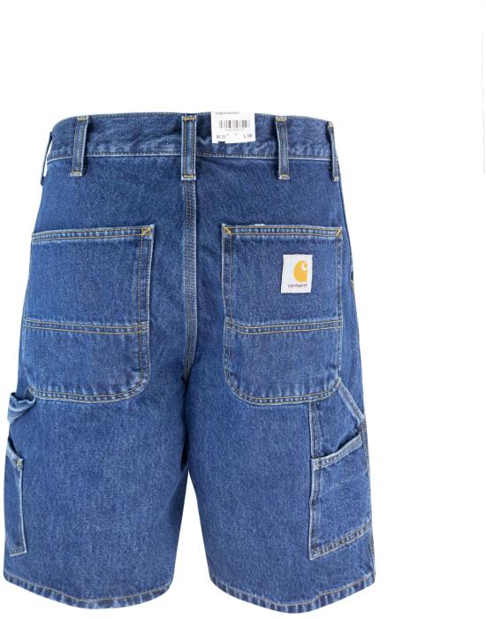 26SS 칼하트 스미스 데님 싱글 니 쇼츠 I0320260106 BLUE - CARHARTT