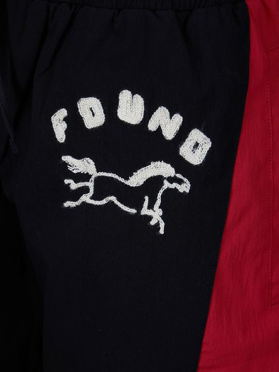 26SS 파운드 숏팬츠 FOSS26SH01314 6377 Red Black Cream - FOUND