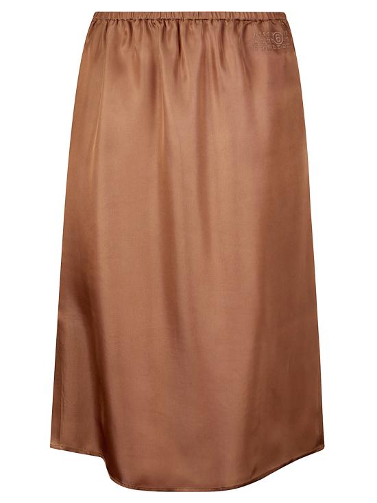 26SS MM6 메종마르지엘라 미디 스커트 S62ME0029M35880 133 Light Brown