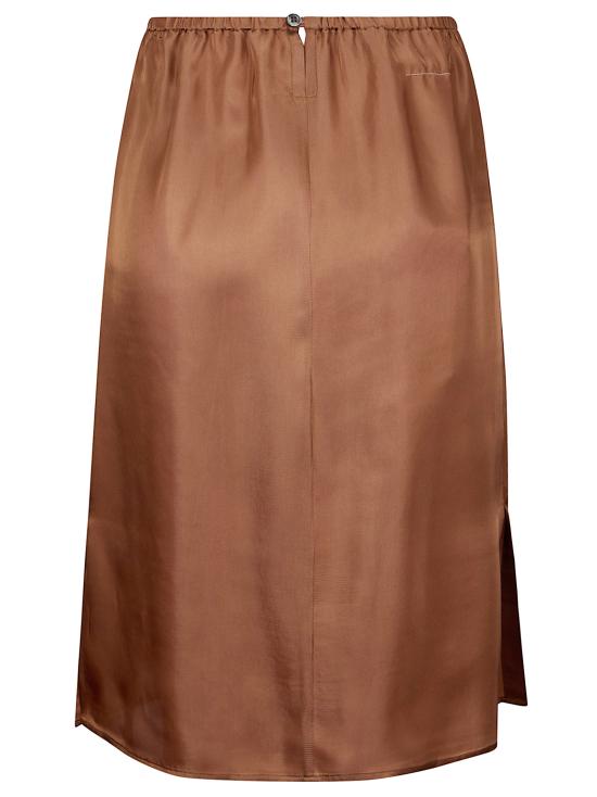 26SS MM6 메종마르지엘라 미디 스커트 S62ME0029M35880 133 Light Brown - MM6 MAISON MARGIELA