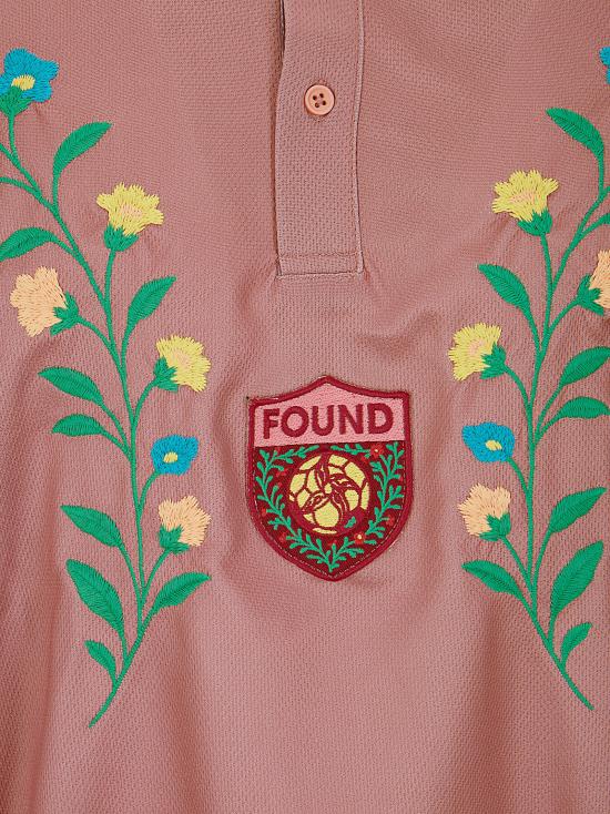 26SS 파운드 폴로 티셔츠 FOSS26PO01016 6360 Rose Marooon - FOUND