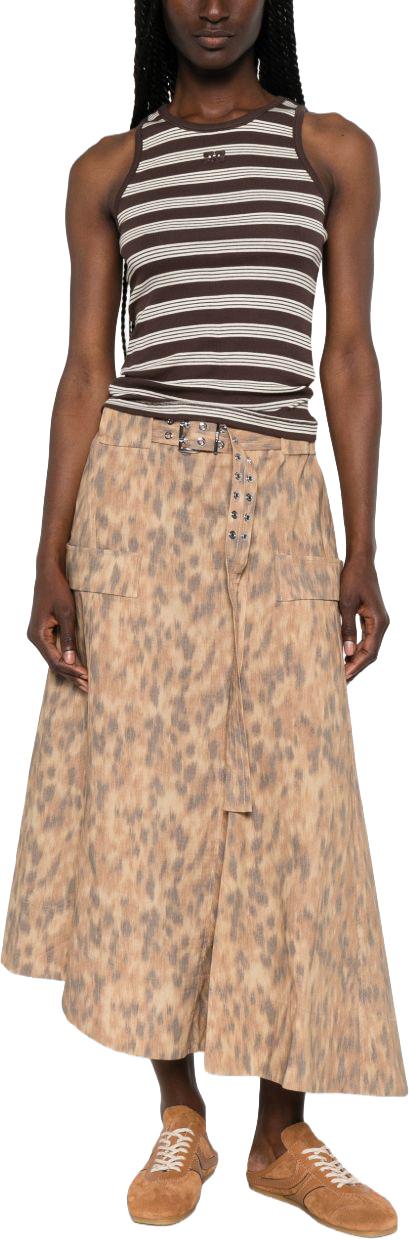 26SS 가니 롱 스커트 A1090174ZZT BEIGE - GANNI