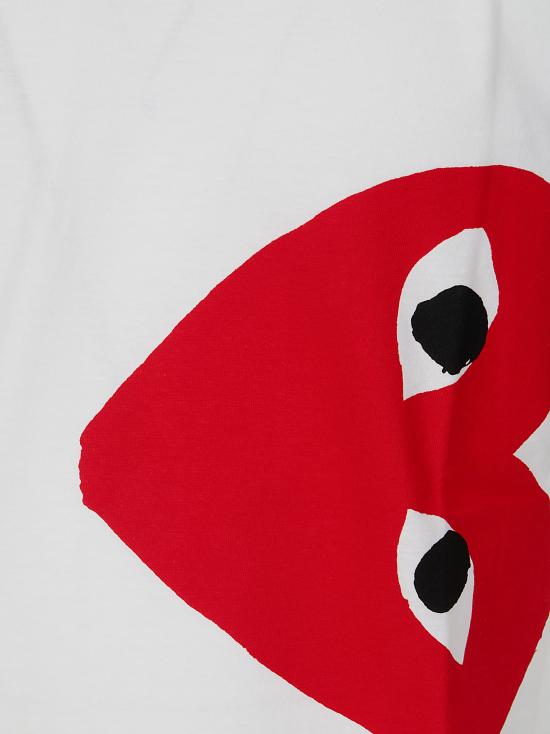 26SS 꼼데가르송 반팔 티셔츠 AXT345051 1 WHITE - COMME DES GARCONS