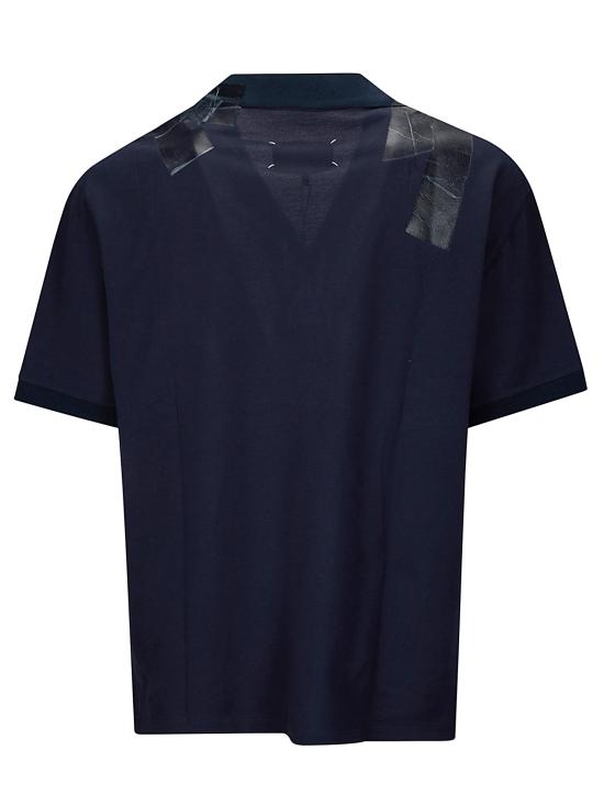 26SS 마르지엘라 반팔 셔츠 S67GL0024M20201 524 Blue Navy - MAISON MARGIELA