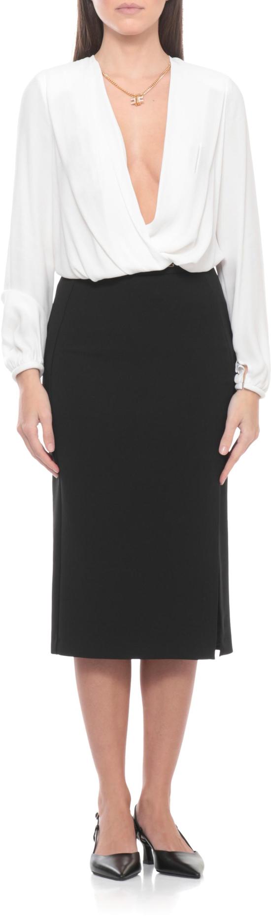 26SS 엘리자베타프랜치 바디수트 티셔츠 8053686840011 WHITE - ELISABETTA FRANCHI