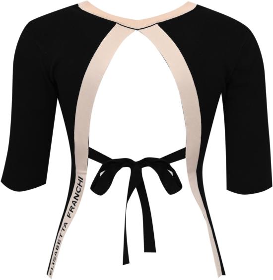 26SS 엘리자베타프랜치 스웨터 MK67S61E2685 BLACK - ELISABETTA FRANCHI