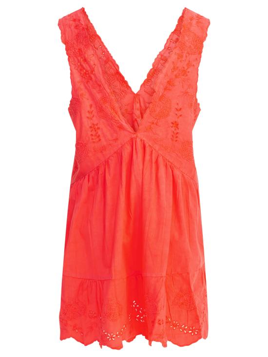 26SS Juliet Dunn 숏 원피스 JD9066WATERMELON Fuchsia - JULIET DUNN