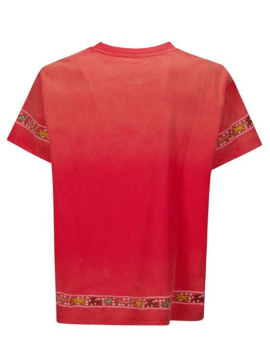 26SS 파운드 반팔 티셔츠 FOSS26TT14012 6364 Washed Red - FOUND